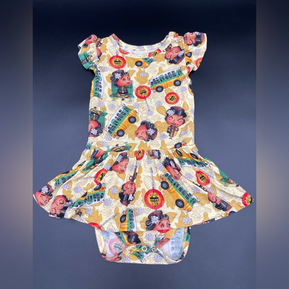 Posh peanut Rosa Parks 2T One Piece Twirl Bodysuit